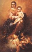 Bartolome Esteban Murillo Beaded rosary of Our Lady holding the child Sweden oil painting artist